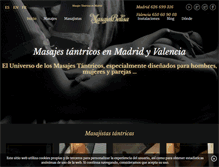 Tablet Screenshot of masajesbelisa.com